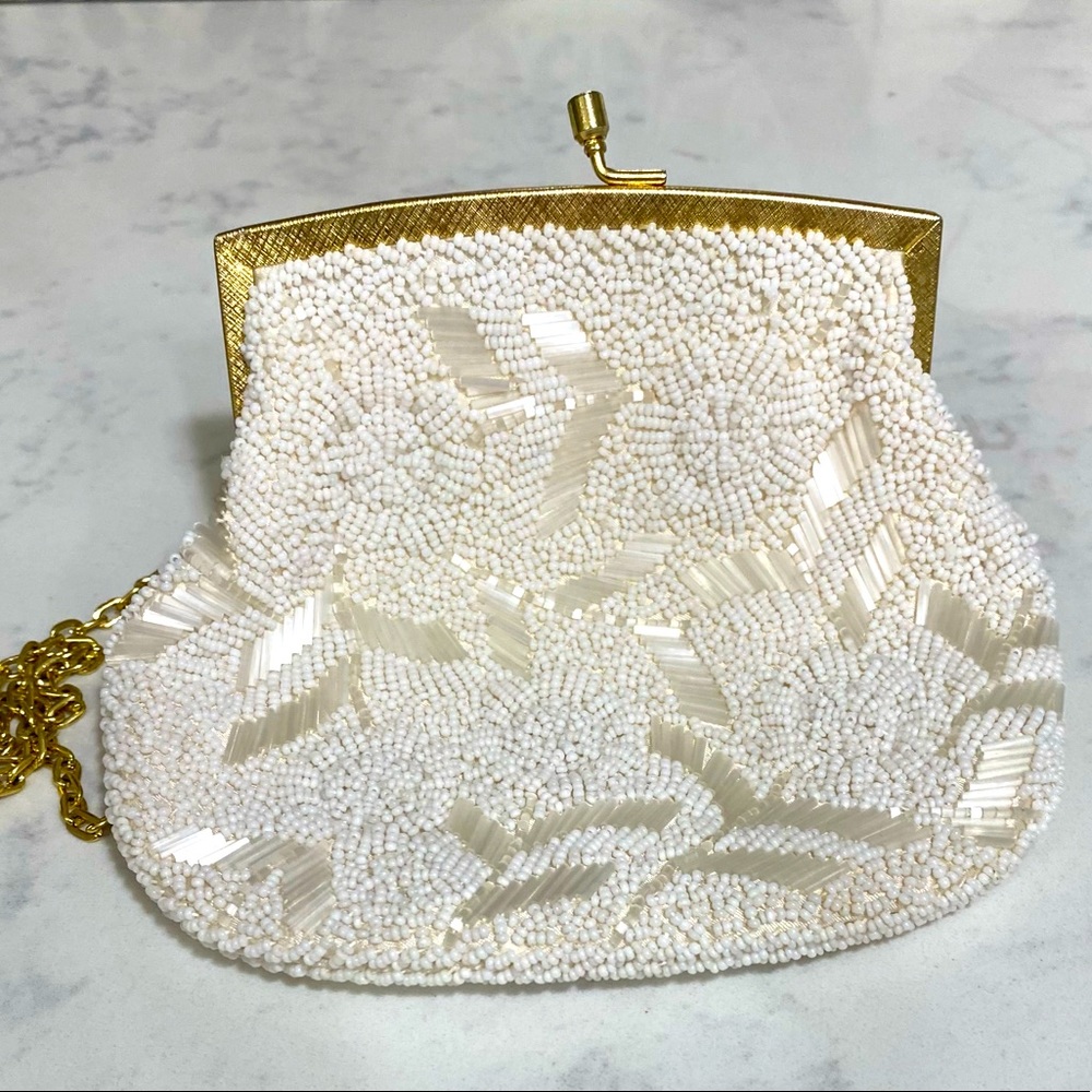 Vintage beautiful hand beaded bag